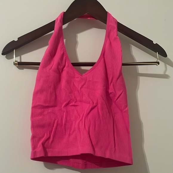 Urban Outfitters Pink Jackie Seamless Halter Top Size L Intimates & Sleepwear - Picture 4 of 7